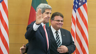 Johnas Kerry ir Linas Linkevičius