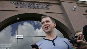 Egidijus Dragūnas-Selas po teismo nuosprendžio
