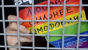 Užra&scaron;as &bdquo;Meilė yra stipresnė už homofobiją&ldquo;