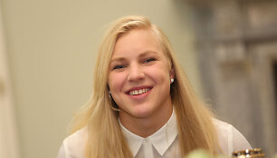 Rūtos Meilutytės apdovanojimo akimirkos