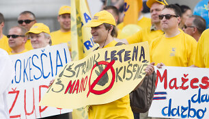 Liberalcentristai laisvės nuo mokesčių dieną minėjo be tradicinio akmens