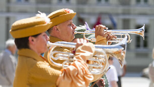 Istorinių kovų klubo "Viduramžių pasiuntiniai" pasirodymas
