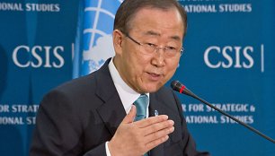 Jungtinių Tautų (JT) generalinis sekretorius Ban Ki-moonas
