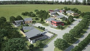 Naujas individualių namų kvartalas &bdquo;Žiedas&ldquo; Panevėžyje