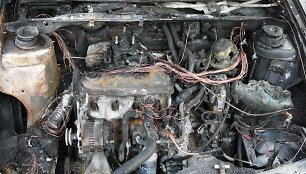 Automobilis po gaisro