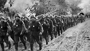 Vokietijos kariuomenė kerta Lenkijos sieną 1939 m.
