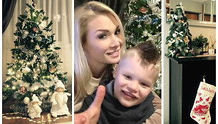 Natalija Bunkė su sūnumi Kristupu