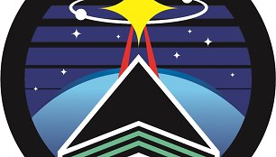 Spektaklio &bdquo;Kosmosas+&ldquo; logotipas