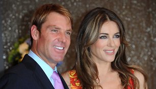 Shane'as Warne'as ir Elizabeth Hurley