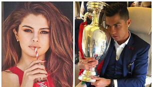 Selena Gomez ir Cristiano Ronaldo