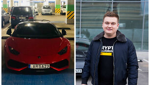Paulius Ar&scaron;auskas ir jo &bdquo;Lamborghini&ldquo;