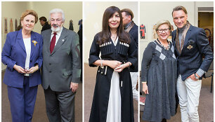 Birutė ir Rimtautas Vizgirdos, Gruzijos ambasadorė Lietuvoje Khatuna Salukvadze, Vida Rama&scaron;kienė, Žilvinas Grigaitis