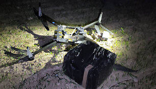 Kontrabandą gabenęs dronas