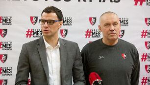 Darius Gudelis ir Rimas Kurtinaitis