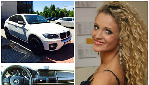 Edita Daniūtė ir jos vairuotas BMW X6