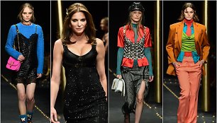 „Versace“ 2019–2020 m. rudens ir žiemos kolekcijos modeliai