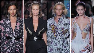 Irina Shayk, Eva Herzigov&aacute;, Amber Valletta ir Kaia Gerber