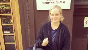 Sandra Luka&scaron;evičienė su vaiku