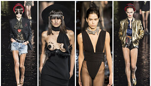 &bdquo;Yves Saint Laurent&ldquo; kolekcijos modeliai