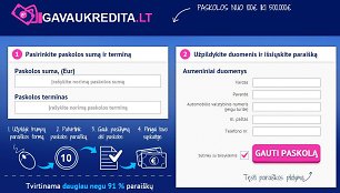 gavaukredita.lt interneto svetainė