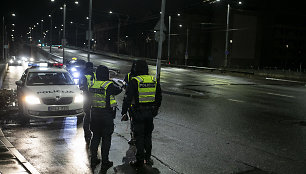 Spalio 22-osios naktinis policijos reidas