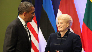 Barackas Obama ir Dalia Grybauskaitė