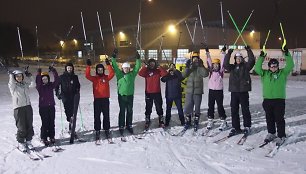 Lietuvos sporto žurnalistai išbandė kalnų slidininkų duoną