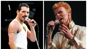 Freddie Mercury ir Davidas Bowie