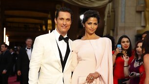 Nominantas Matthew McConaughey ir Camila Alves