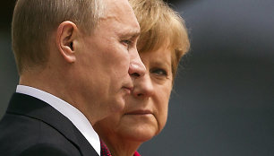 Angela Merkel ja Vladimir Putin.