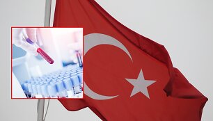 Kraujo testas ir Turkijos vėliava