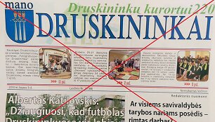Laikra&scaron;tis &bdquo;Mano Druskininkai&ldquo; yra leidžiamas neteisėtai