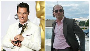 Matthew McConaughey „Oskarų“ apdovanojimuose 2014 metais ir trileryje „Auksas“