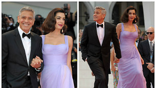 George'as Clooney ir Amal Clooney  ​