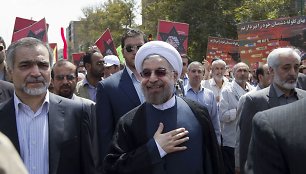 Naujasis Irano prezidentas Hassanas Rouhani