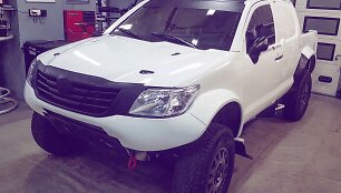 Benedikto Vanago Toyota Hiliux paruoštas naujam projektui