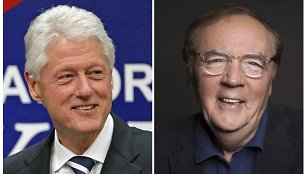 Billas Clintonas (kairėje) ir Jamesas Pattersonas