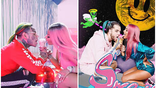 6ix9ine ir Nicki Minaj, Karolina Meschino ir Remgijus