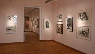 Vaidoto Žuko meno galerijoje - Justinas Mikutis ir I&scaron;vartos