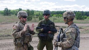 Lietuvos kariai kartu su sajungininkais &bdquo;Anakonda&ldquo; pratybose