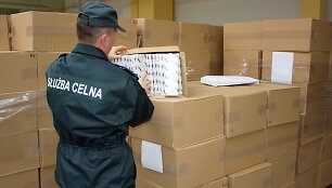 Lietuvio vilkike Lenkijoje aptiktos cigaretės