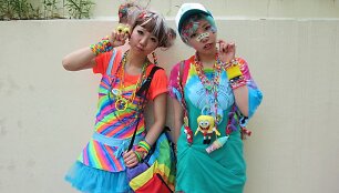 Paauglės Harajuku rajone