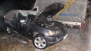 Padegtas automobilis Kaune