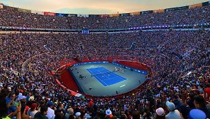 Užpildyta "Plaza de Toros" arena Meksike