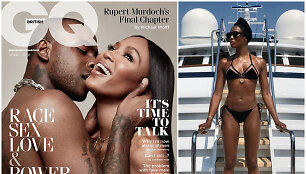 Naomi Campbell paneigė kalbas, kad ji yra reperio Skeptos kūdikio motina