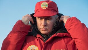 Vladimiras Putinas lankėsi Arktyje