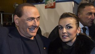 Silvio Berlusconi ir Francesca Pascale