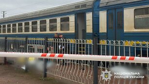 Ukrainoje vyras susprogdino granatą traukinyje