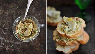 &bdquo;Crostini&ldquo; su arti&scaron;okais