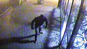 Vaizdo kameros užfiksavo vandalą Klaipėdoje